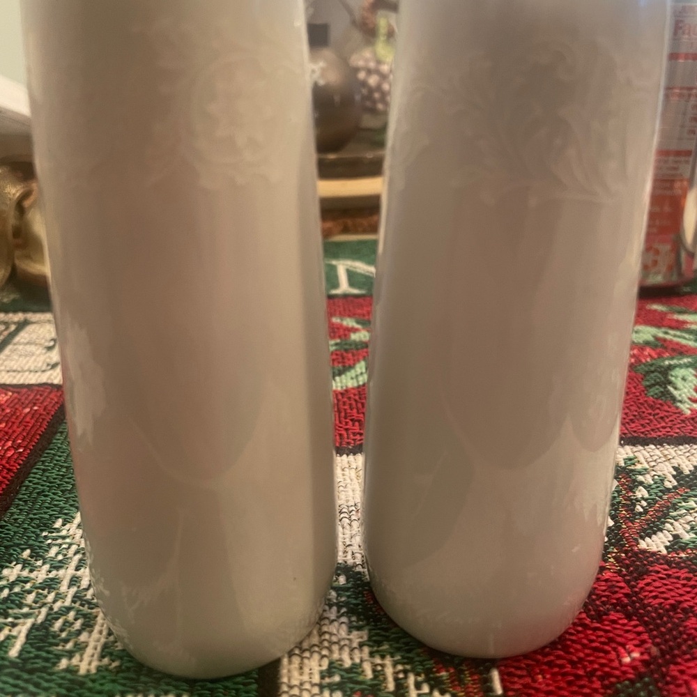 Lovelace Salt & Pepper Shaker Set by CROWN VICTORIA ~ NEW